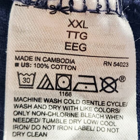 I AM 39+MIDDLE FINGER Blue & White Old Navy Custom Graphic Tee Women's Plus XXL - Picture 5 of 5